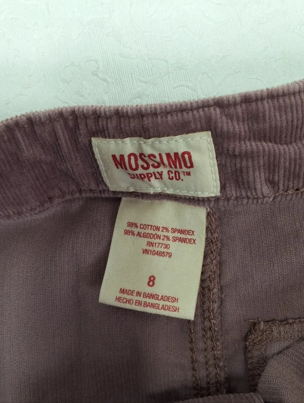 Mossimo Supply Co. Pink Corduroy Mossimo Mini Skirt Size 8